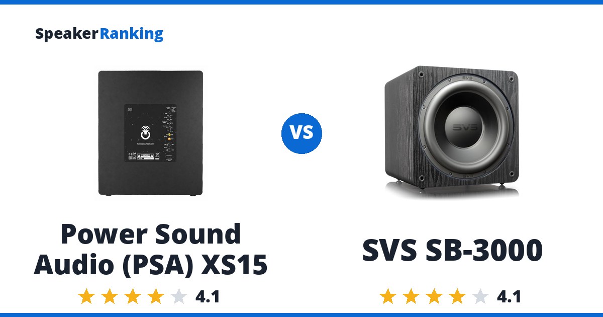 Power Sound Audio (PSA) XS15 vs SVS SB-3000