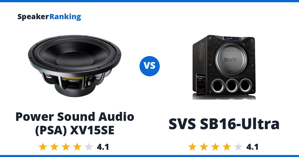 Power Sound Audio (PSA) XV15SE vs SVS SB16-Ultra
