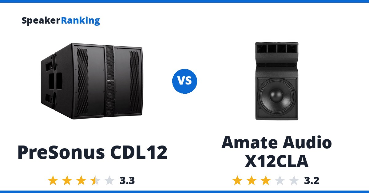 PreSonus CDL12 vs Amate Audio X12CLA
