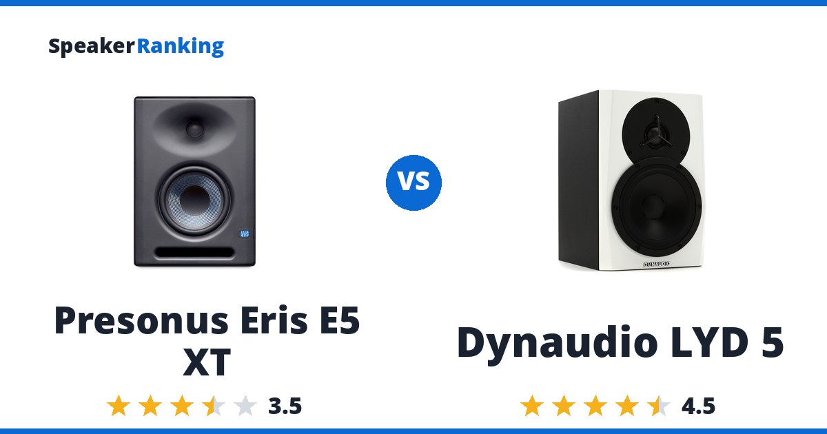 Presonus Eris E5 XT vs Dynaudio LYD 5