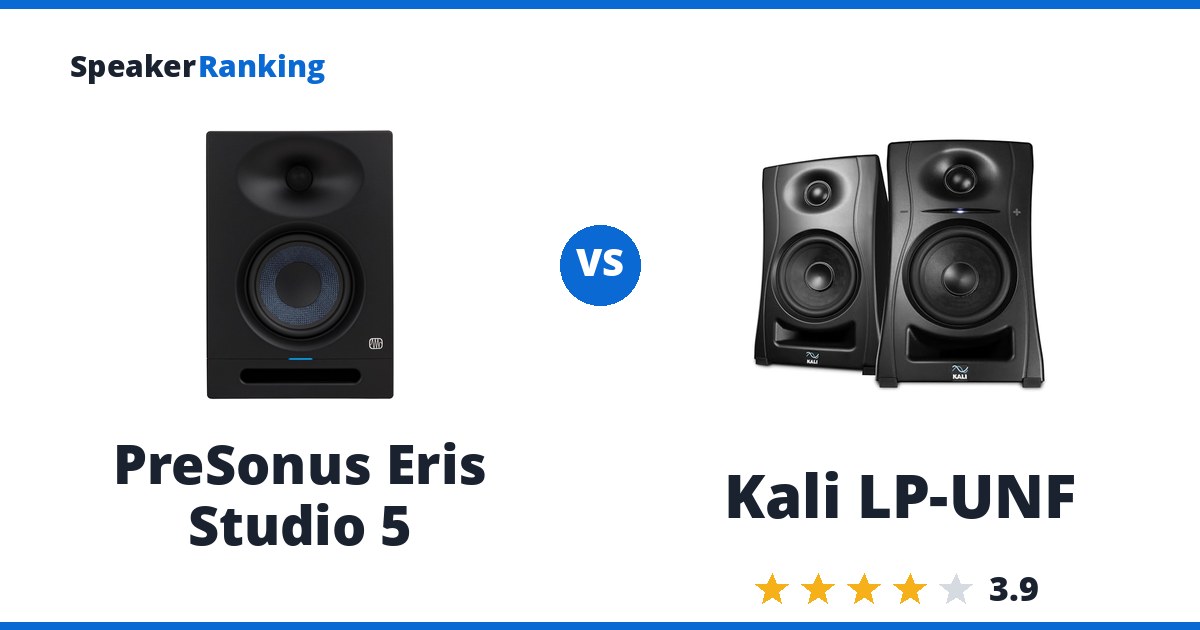 PreSonus Eris Studio 5 vs Kali LP-UNF