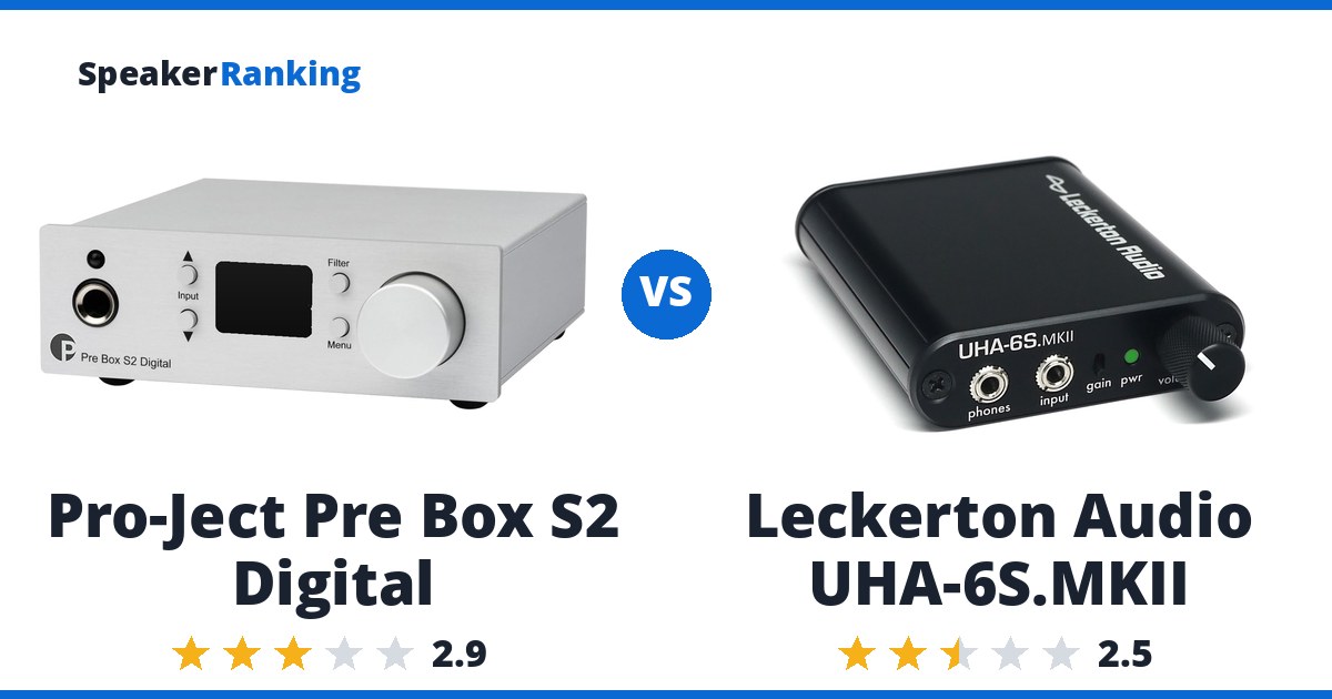 Pro-Ject Pre Box S2 Digital vs Leckerton Audio UHA-6S.MKII