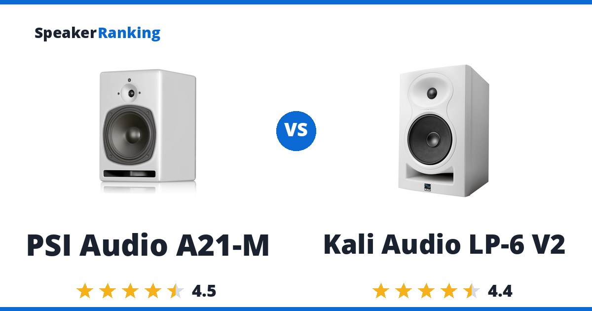 PSI Audio A21-M vs Kali Audio LP-6 V2