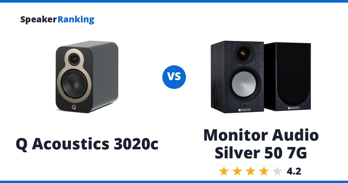 Q Acoustics 3020c vs Monitor Audio Silver 50 7G