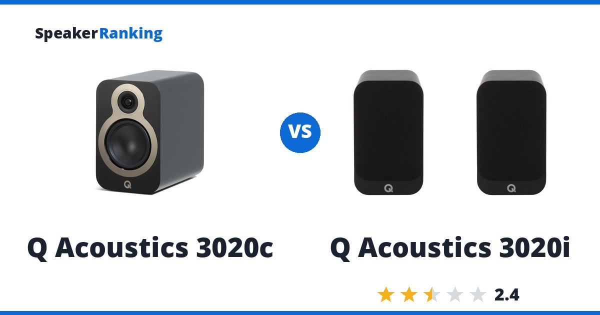 Q Acoustics 3020c vs Q Acoustics 3020i