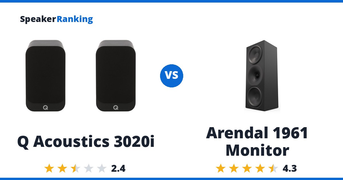 Q Acoustics 3020i vs Arendal 1961 Monitor