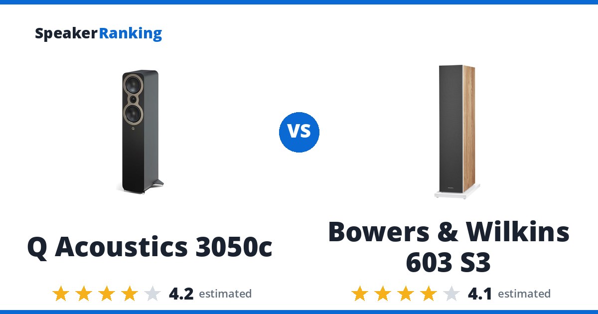 Q Acoustics 3050c vs Bowers & Wilkins 603 S3