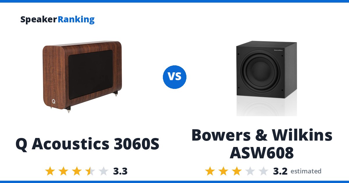 Q Acoustics 3060S vs Bowers & Wilkins ASW608