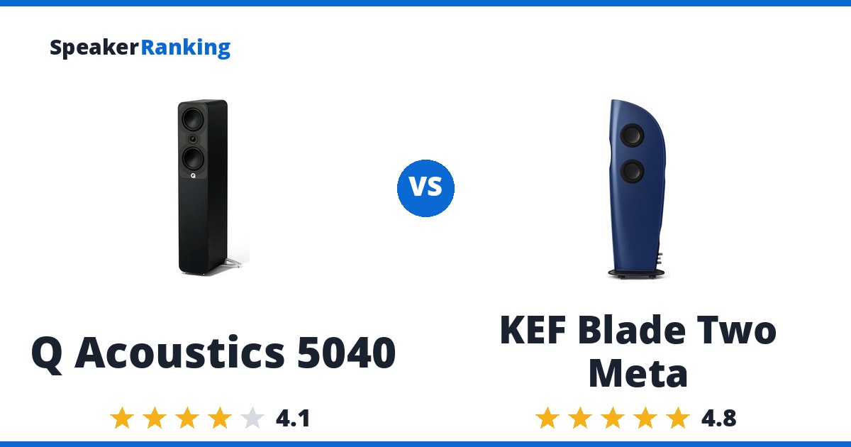 Q Acoustics 5040 vs KEF Blade Two Meta