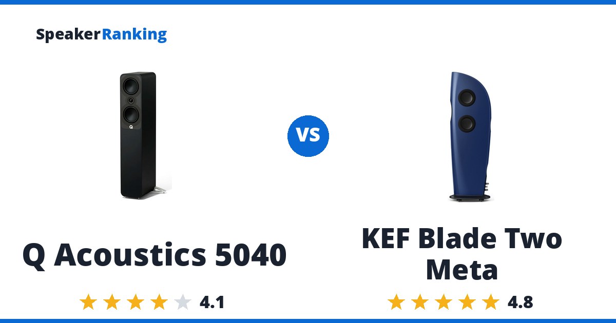 Q Acoustics 5040 vs KEF Blade Two Meta