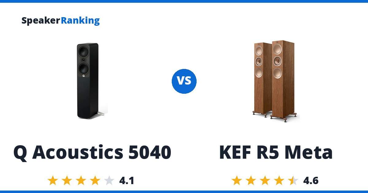 Q Acoustics 5040 vs KEF R5 Meta