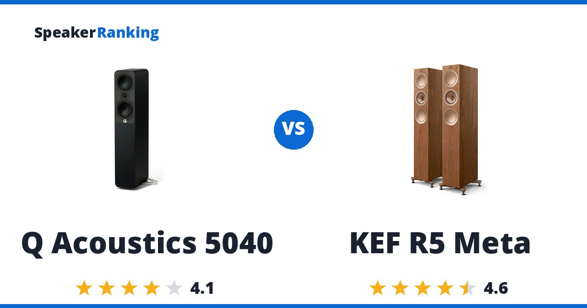 Q Acoustics 5040 vs KEF R5 Meta