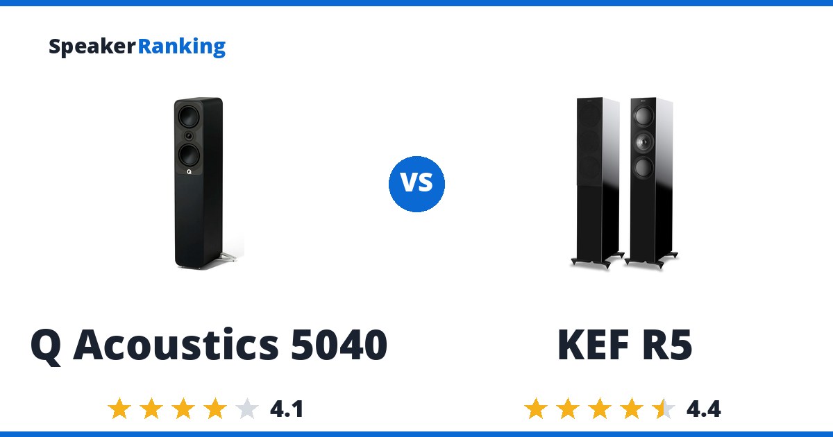 Q Acoustics 5040 vs KEF R5