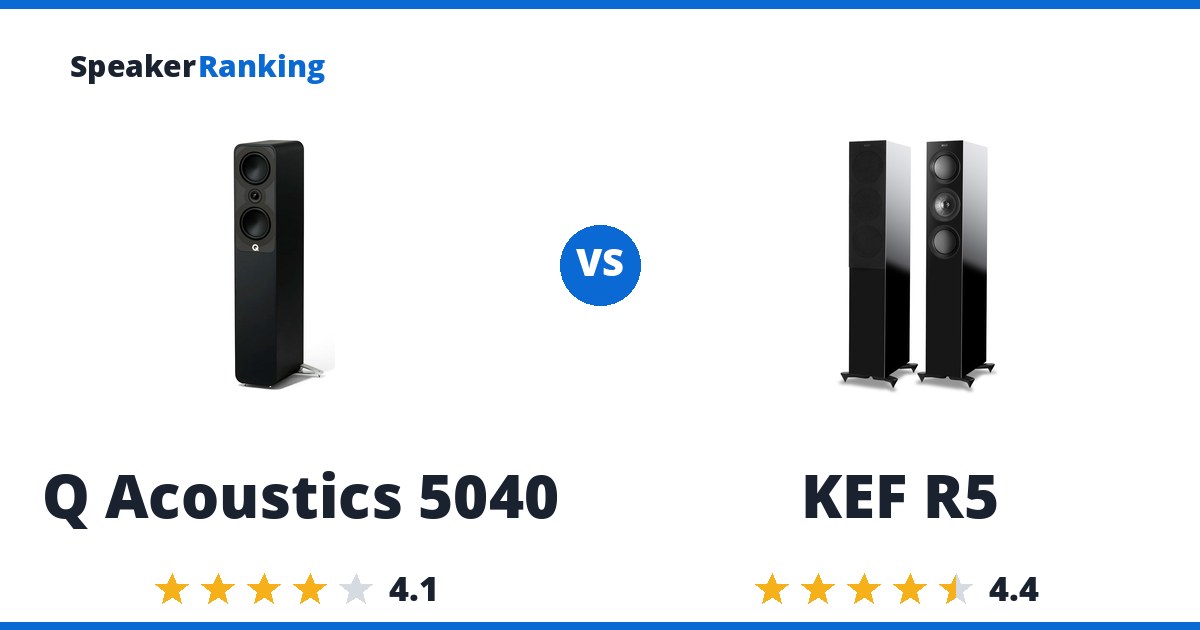 Q Acoustics 5040 vs KEF R5