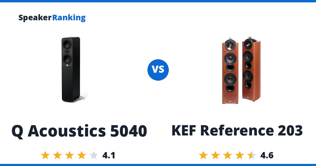 Q Acoustics 5040 vs KEF Reference 203