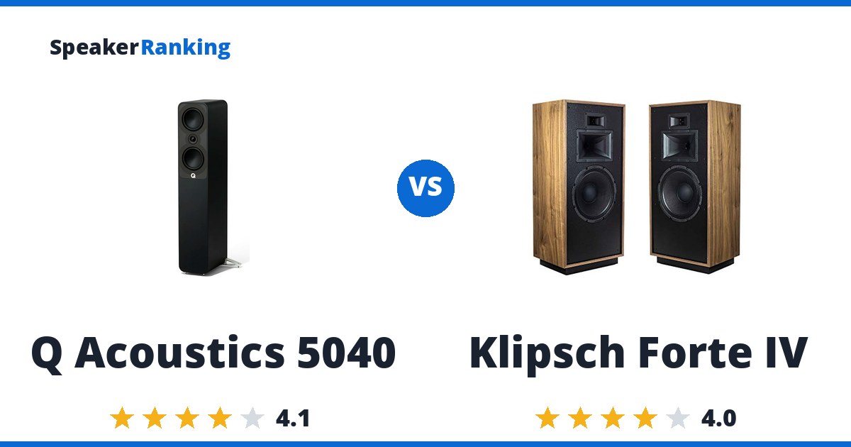Q Acoustics 5040 vs Klipsch Forte IV