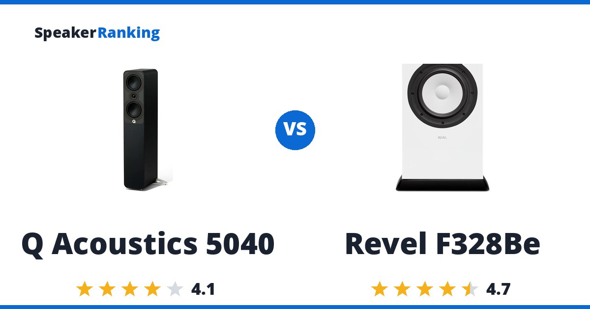 Q Acoustics 5040 vs Revel F328Be