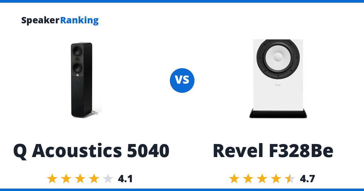 Q Acoustics 5040 vs Revel F328Be