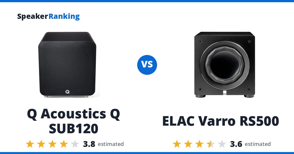 Q Acoustics Q SUB120 vs ELAC Varro RS500