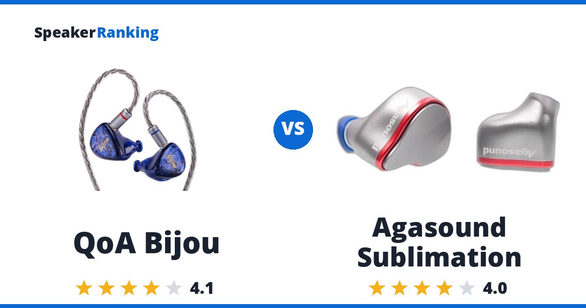 QoA Bijou vs Agasound Sublimation