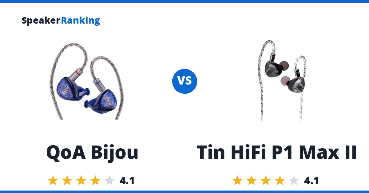QoA Bijou vs Tin HiFi P1 Max II