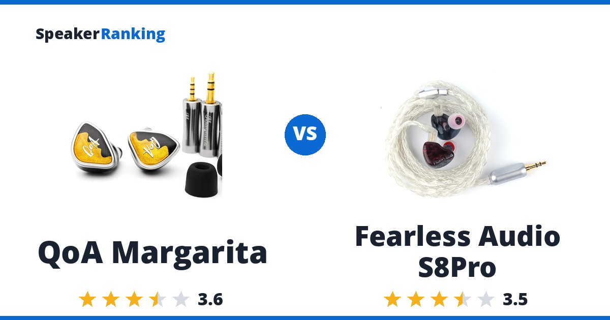 QoA Margarita vs Fearless Audio S8Pro