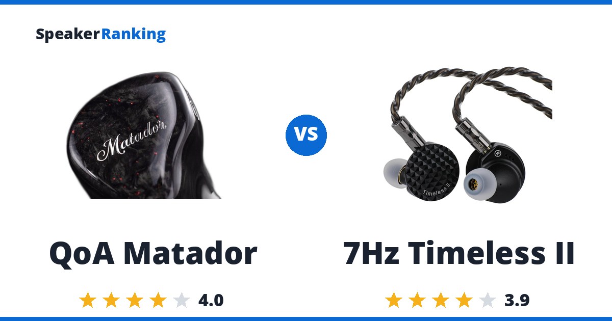 QoA Matador vs 7Hz Timeless II