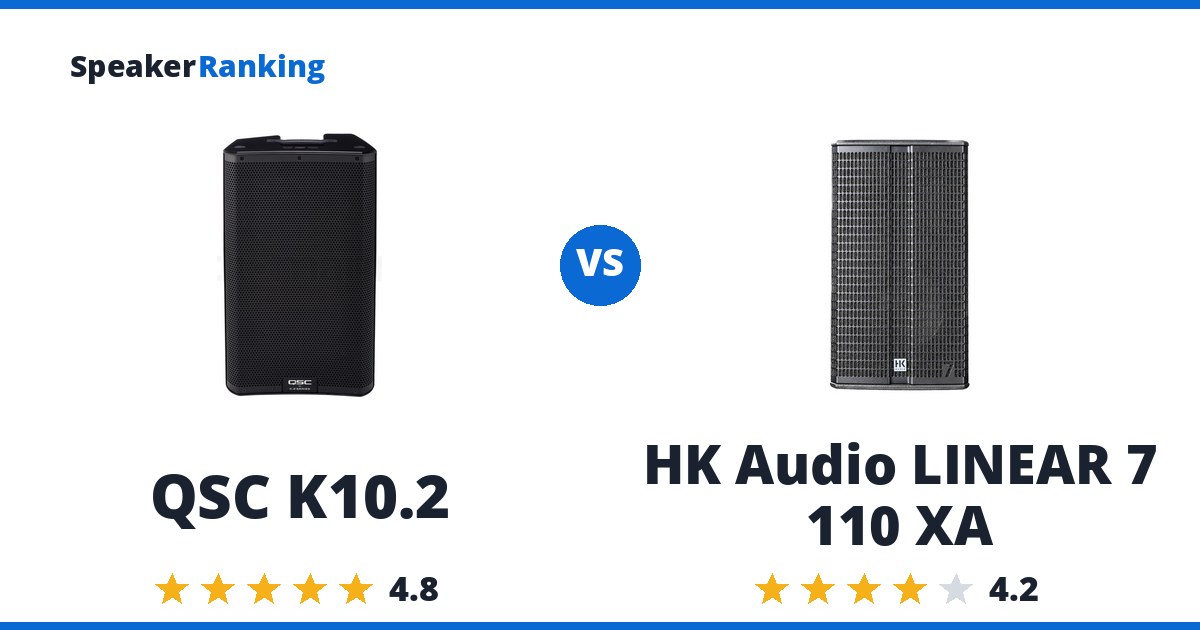 QSC K10.2 vs HK Audio LINEAR 7 110 XA