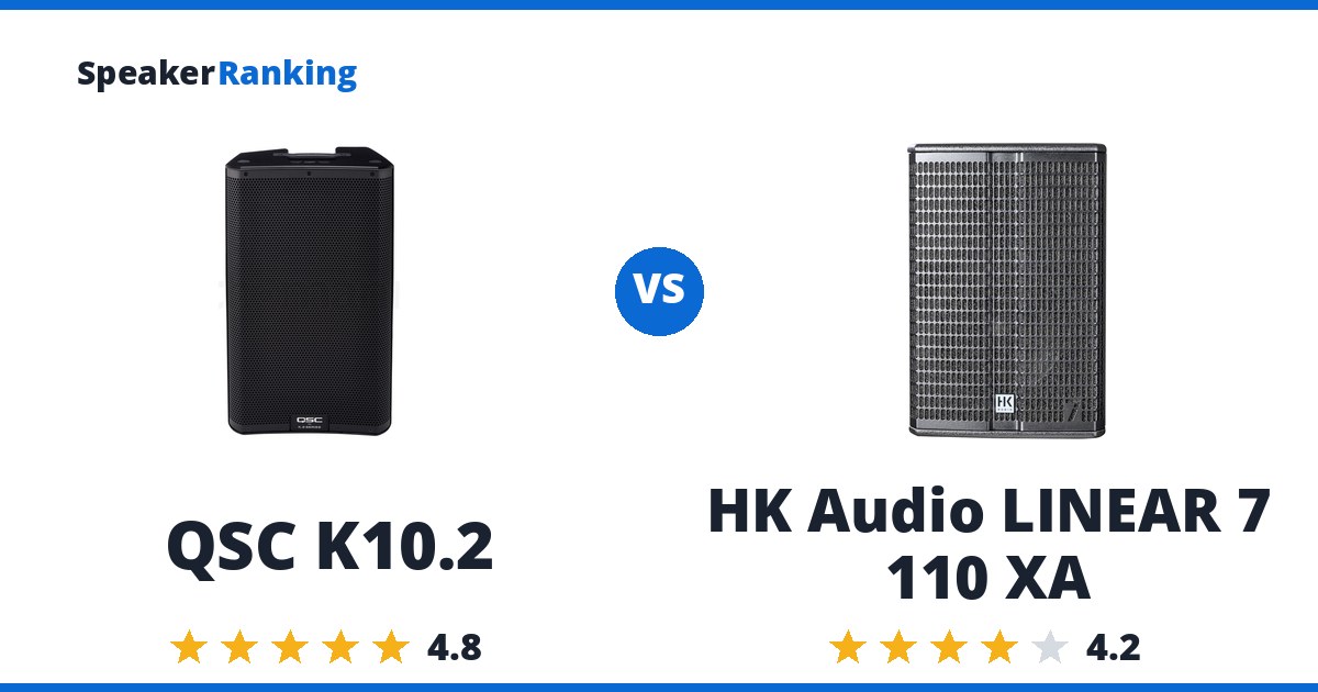 QSC K10.2 vs HK Audio LINEAR 7 110 XA