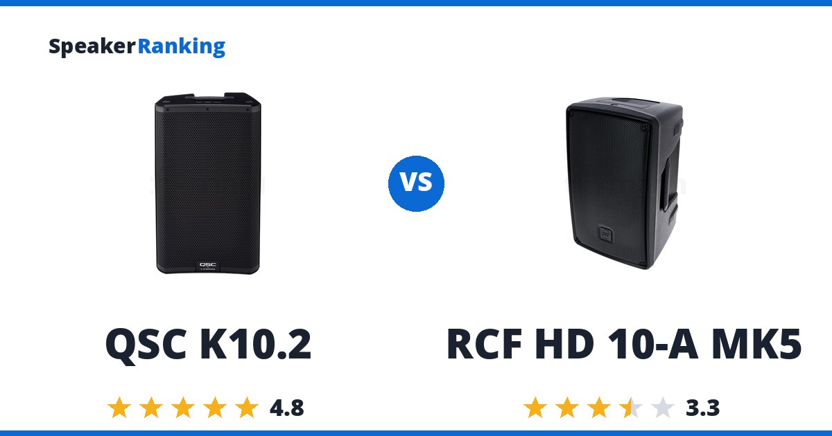 QSC K10.2 vs RCF HD 10-A MK5