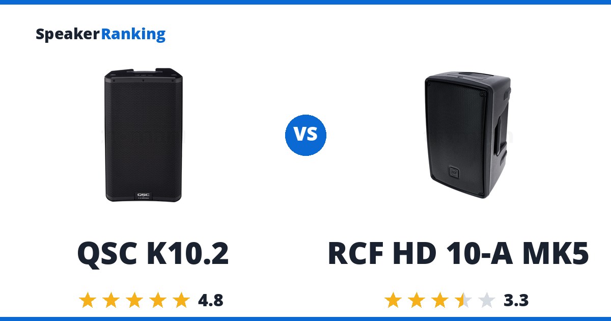 QSC K10.2 vs RCF HD 10-A MK5