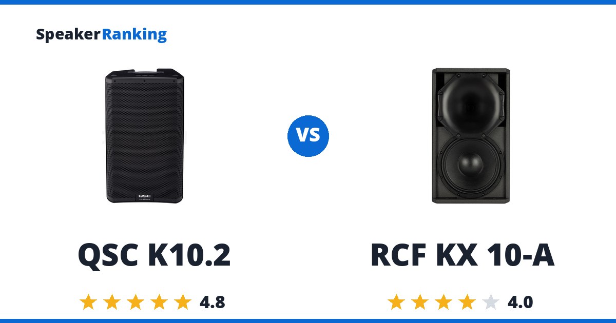 QSC K10.2 vs RCF KX 10-A
