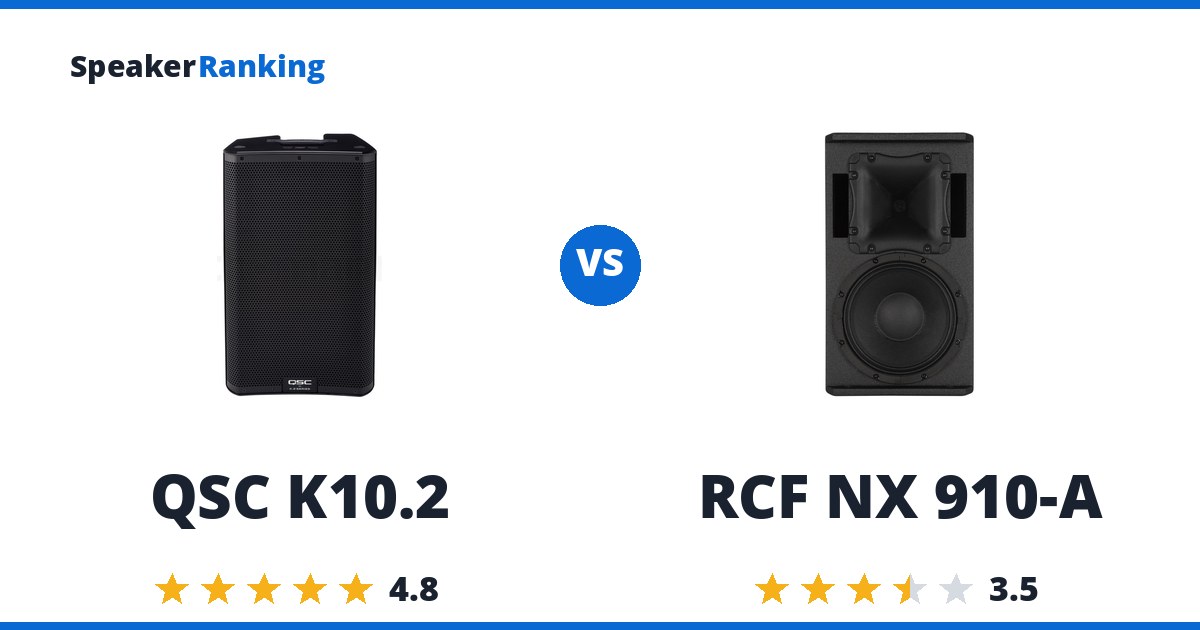 QSC K10.2 vs RCF NX 910-A