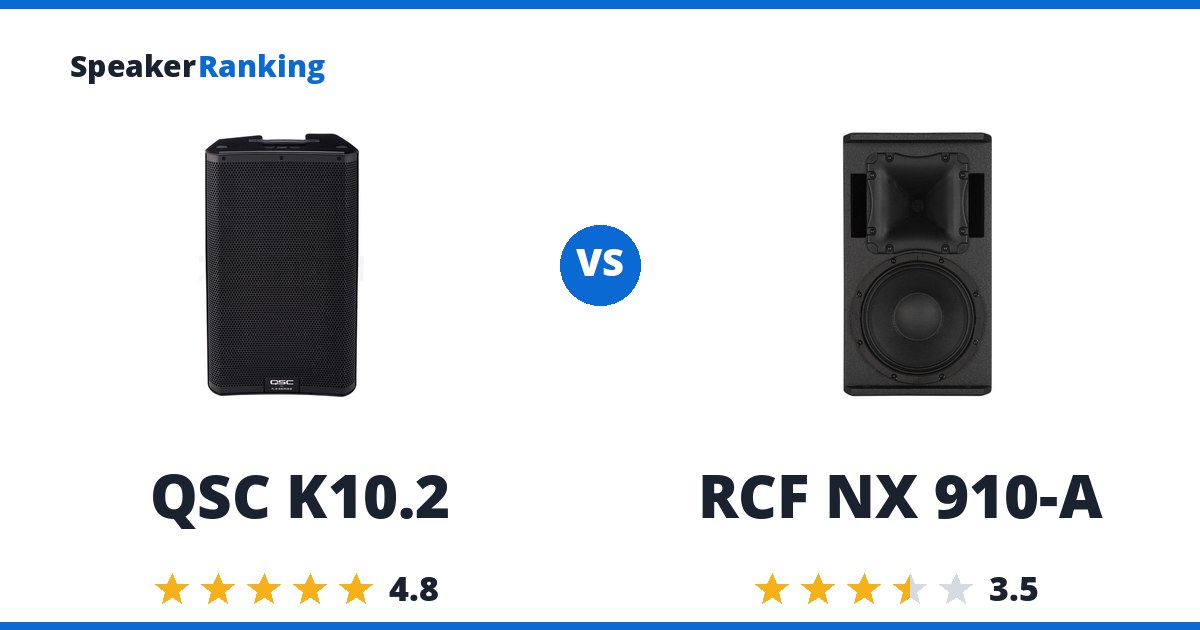QSC K10.2 vs RCF NX 910-A