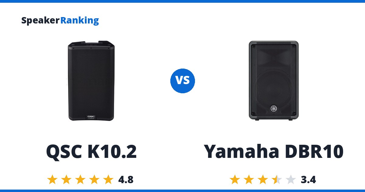 QSC K10.2 vs Yamaha DBR10