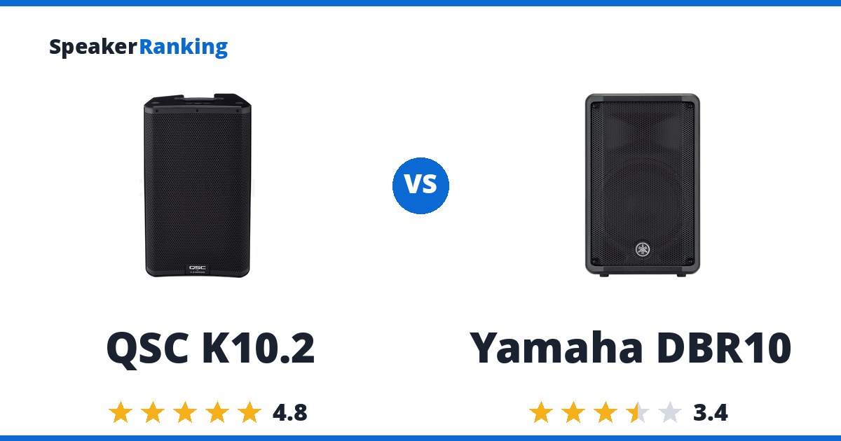 QSC K10.2 vs Yamaha DBR10