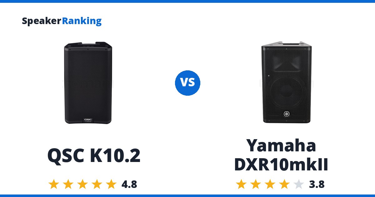 QSC K10.2 vs Yamaha DXR10mkII