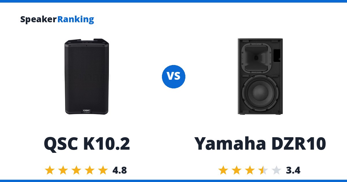 QSC K10.2 vs Yamaha DZR10