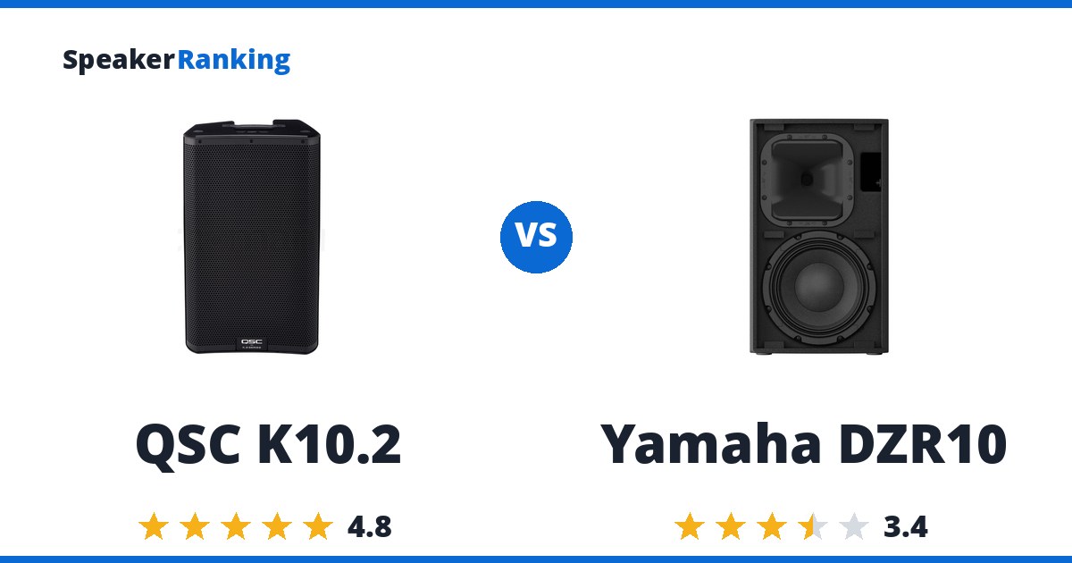 QSC K10.2 vs Yamaha DZR10