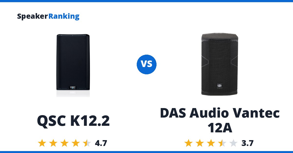 QSC K12.2 vs DAS Audio Vantec 12A