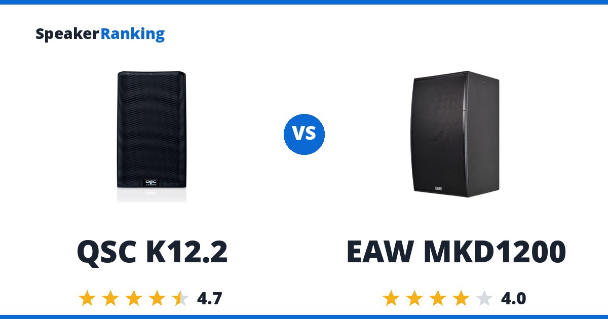 QSC K12.2 vs EAW MKD1200