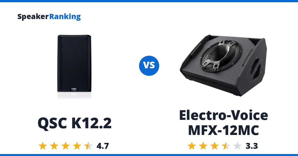 QSC K12.2 vs Electro-Voice MFX-12MC