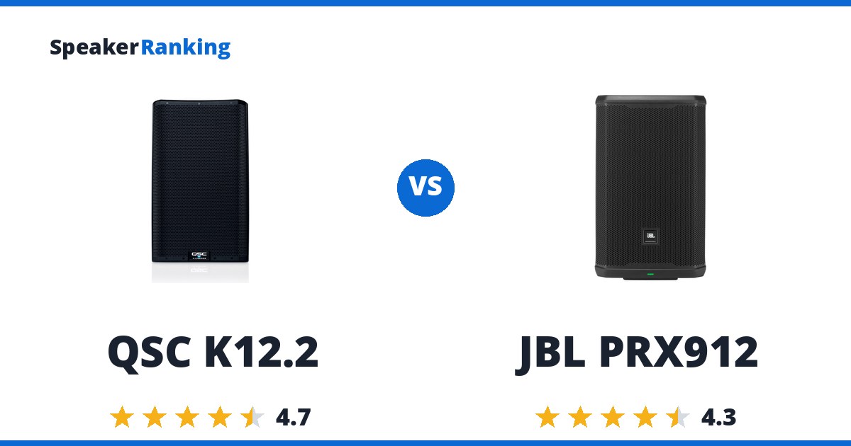 QSC K12.2 vs JBL PRX912
