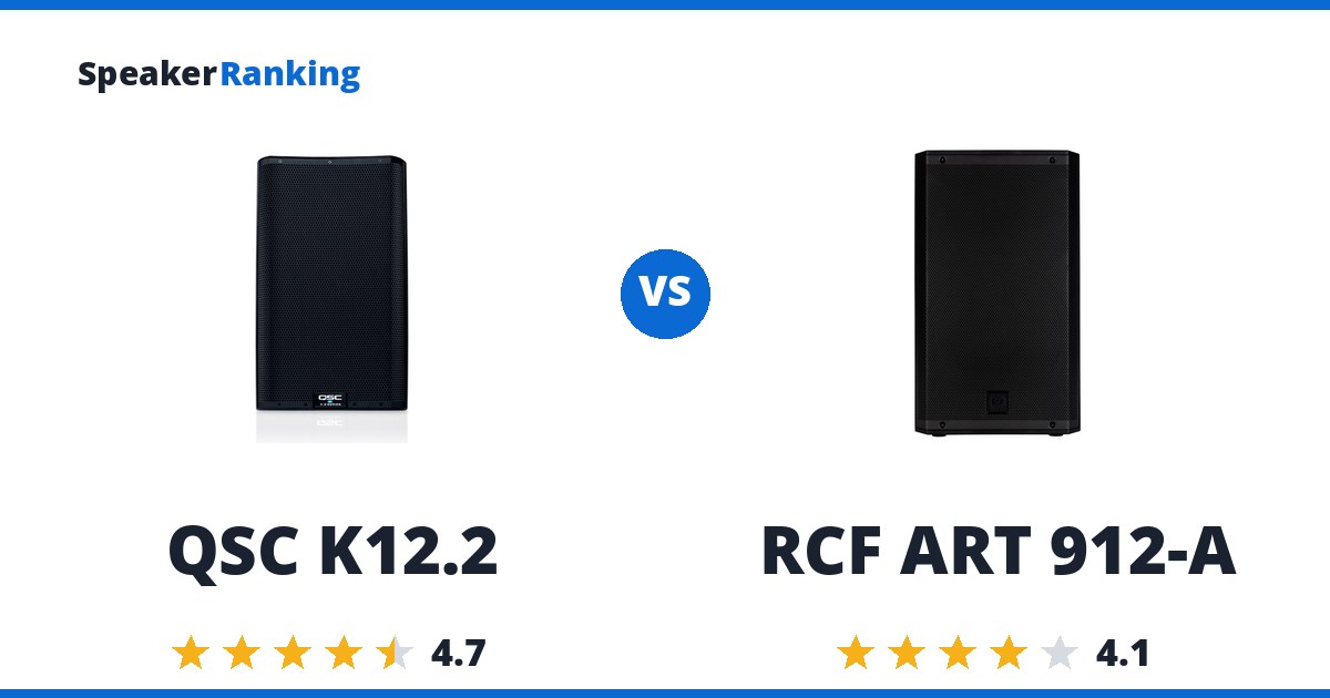 QSC K12.2 vs RCF ART 912-A