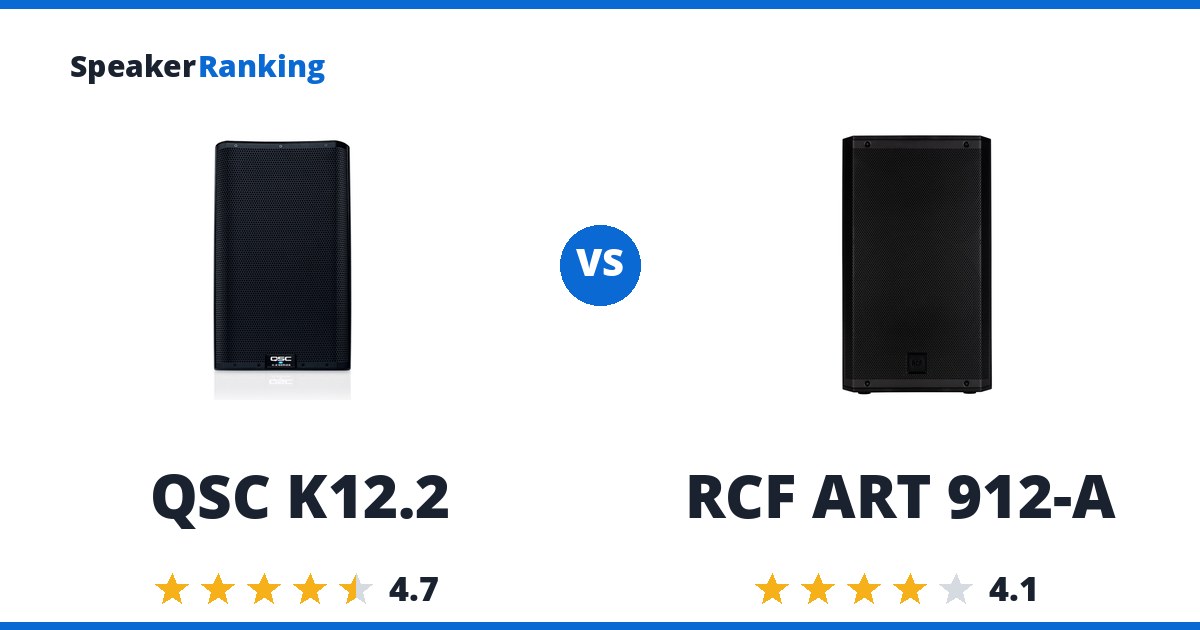 QSC K12.2 vs RCF ART 912-A