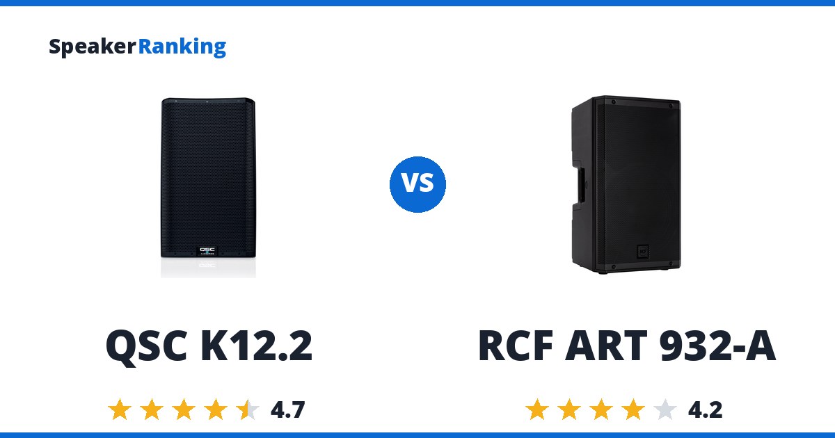QSC K12.2 vs RCF ART 932-A