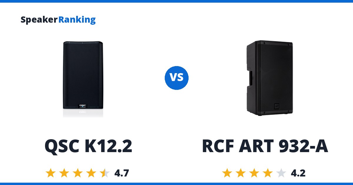 QSC K12.2 vs RCF ART 932-A
