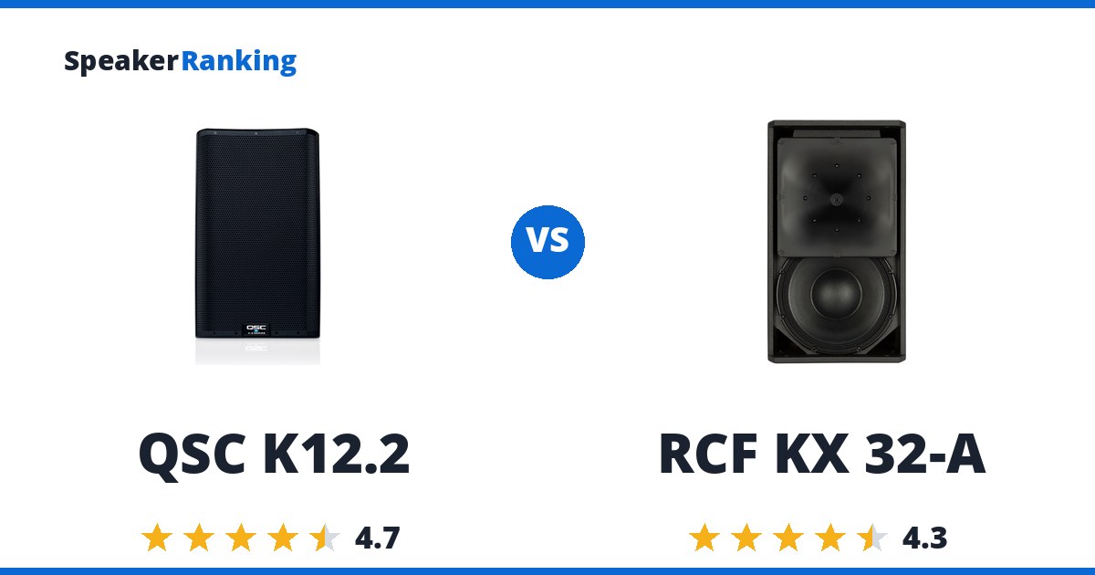 QSC K12.2 vs RCF KX 32-A
