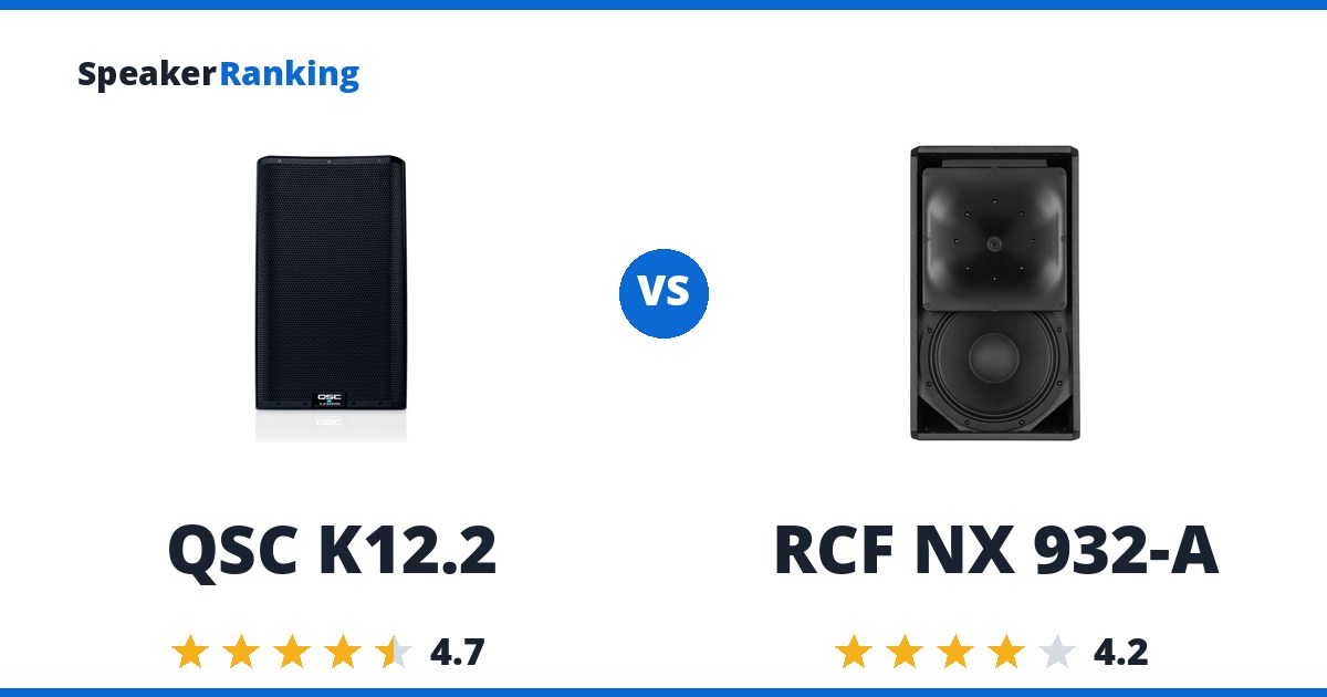 QSC K12.2 vs RCF NX 932-A