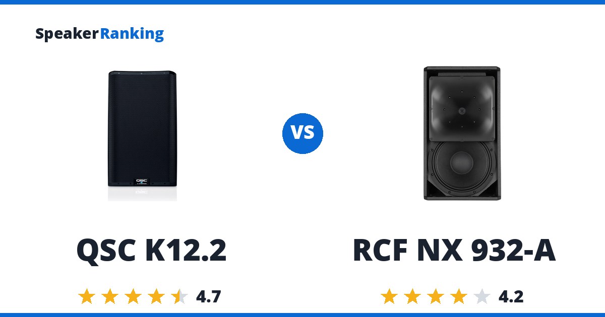 QSC K12.2 vs RCF NX 932-A